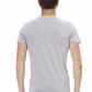 Trussardi Action Elegant Gray Cotton-Blend T-Shirt
