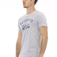 Trussardi Action Chic Gray Cotton Blend Casual Tee