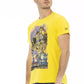 Trussardi Action Sunshine Yellow Cotton Blend T-Shirt