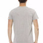 Trussardi Action Sleek Gray Cotton-Blend T-Shirt for Men