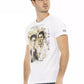 Trussardi Action Elegant White Round Neck Cotton Tee