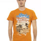 Trussardi Action Orange Short Sleeve Round Neck T-Shirt