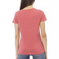 Trussardi Action Chic Pink Short Sleeve Round Neck Tee