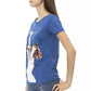 Trussardi Action Elegant Short Sleeve Blue Tee