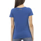 Trussardi Action Elegant Short Sleeve Blue Tee