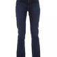 Baldinini Trend Chic Blue Cotton Blend Jeans with Tricolor Detail