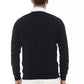 Alpha Studio Elegant V-Neck Wool Blend Sweater