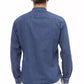 Distretto12 Chic Blue Slim Men's Italian Collar Shirt