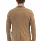 Distretto12 Classic Brown Cotton Blend Jacket