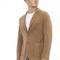 Distretto12 Classic Brown Cotton Blend Jacket