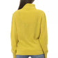 Baldinini Trend Elegant Yellow Turtleneck Sweater