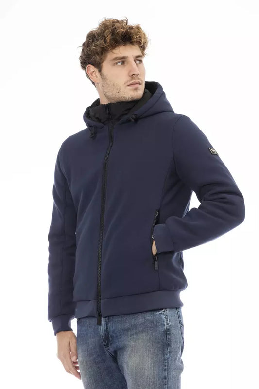 Baldinini Trend Elegant Threaded Pocket Zip Jacket