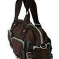 WAYFARER Elegant Duffel Travel Bag in Earthy Brown