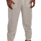 Dolce & Gabbana Elegant Off White Cargo Pants - Regular Fit