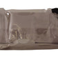 PINKO Black Clear Plastic Transparent Pouch Purse Clutch Bag