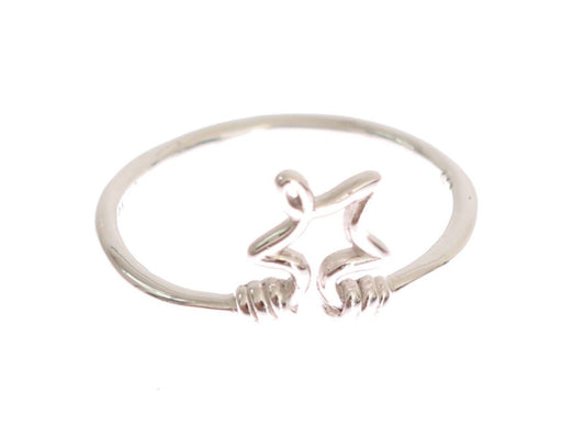 Nialaya Silver Womens Star 925 Silver Authentic Ring