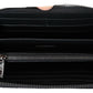 Dolce & Gabbana Black Zip Around Continental Clutch Exotic Leather Wallet