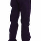 GF Ferre Purple Cotton Stretch Slim Chinos