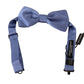 Dolce & Gabbana Purple 100% Silk Adjustable Neck Papillon Bow Tie