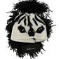 Dolce & Gabbana Black White Knitted Cashmere Animal Design Hat