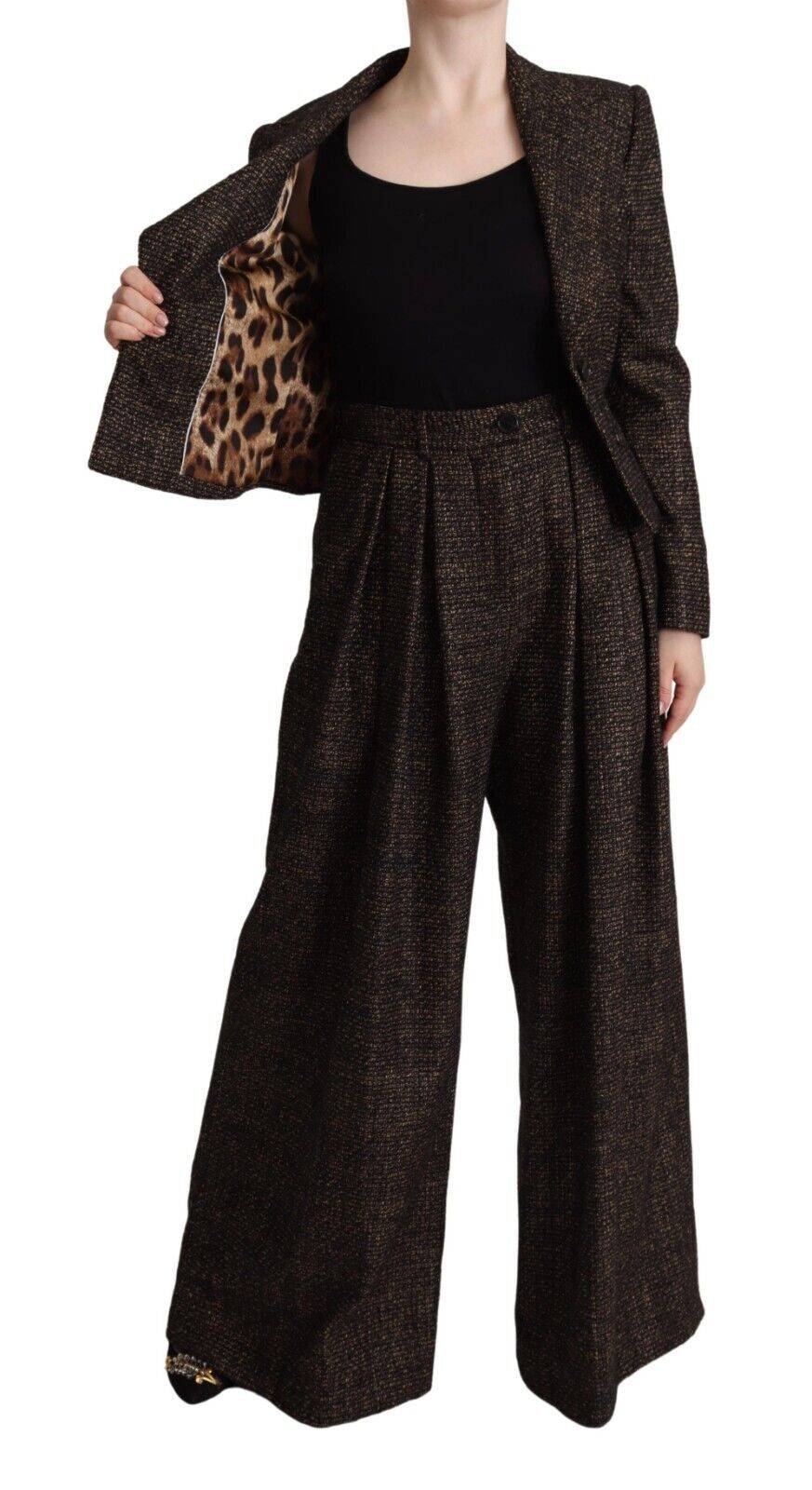 Dolce & Gabbana Chic Wool Blend Suit Set