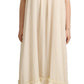 Elegant Off White A-Line Floor Length Dress
