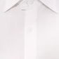Billionaire Italian Couture Elegant Monogrammed White Cotton Shirt