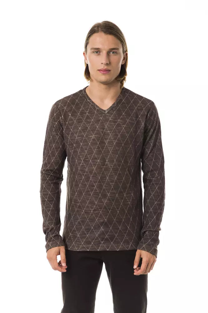 BYBLOS Brown Cotton Sweater