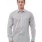 Bagutta Elegant Gray Regular Fit Italian Collar Shirt