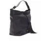 Pompei Donatella Chic Gray Leather Shoulder Bag with Logo Detailing