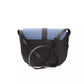 Pompei Donatella Chic Blue Leather Crossbody Bag