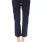 Ungaro Fever Chic Blue Capri Jeans with Button Details