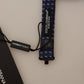 Dolce & Gabbana Black Patterned Silk Adjustable Neck Papillon Bow Tie